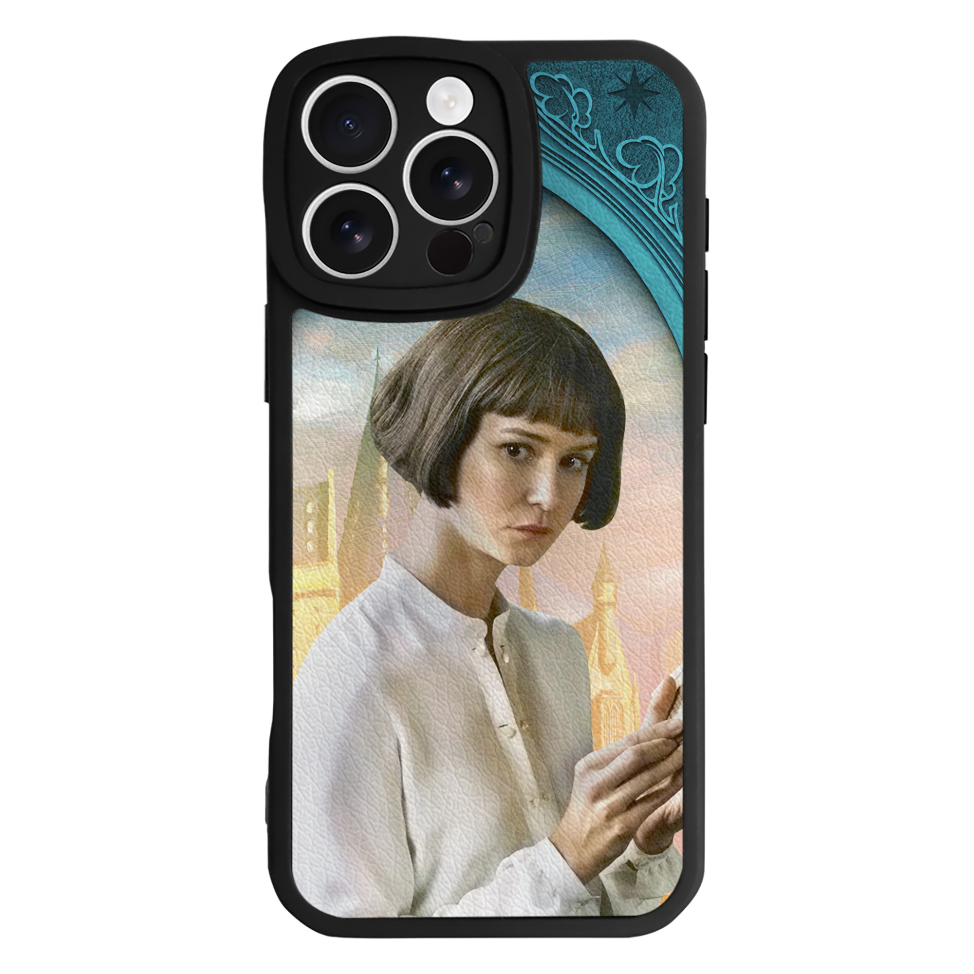 （画像用） Harry Potter ハリー・ポッターシリーズ 【iPhone 16シリーズ対応】シリコンスマホケース（レザー調） 材質：シリコン
